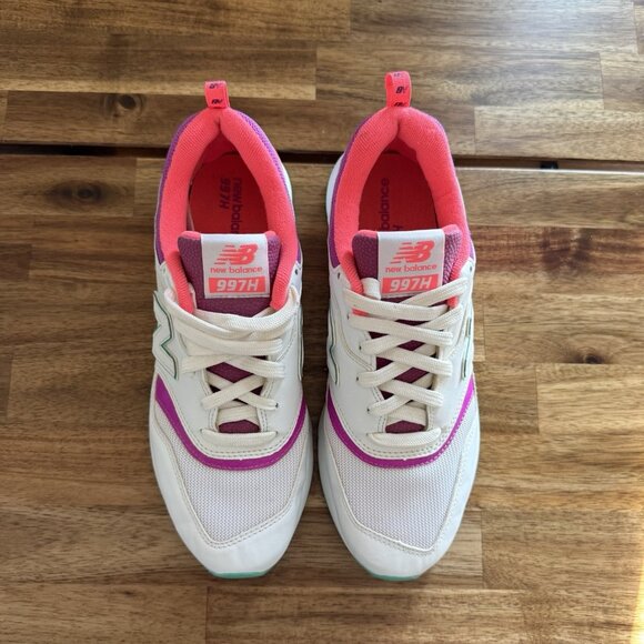 New Balance 997 H White - CW997HMA Purple Teal Size 9 US Walking Gym Lifestyle - Picture 8 of 11